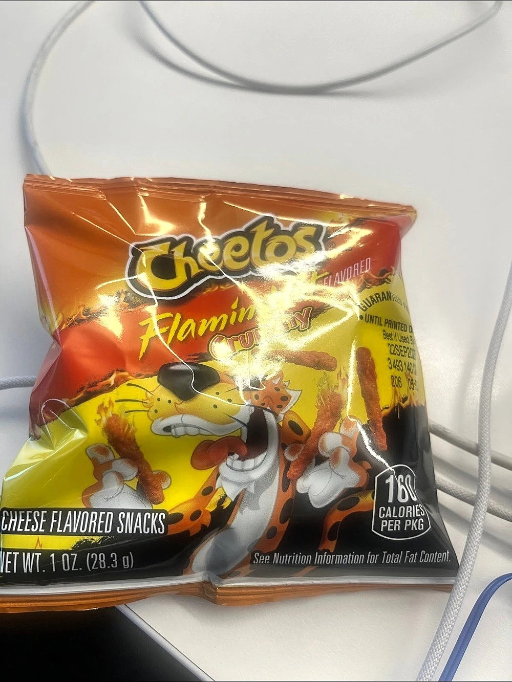 Cheetos Flamin' Hot Crunchy Cheese Snacks NWT